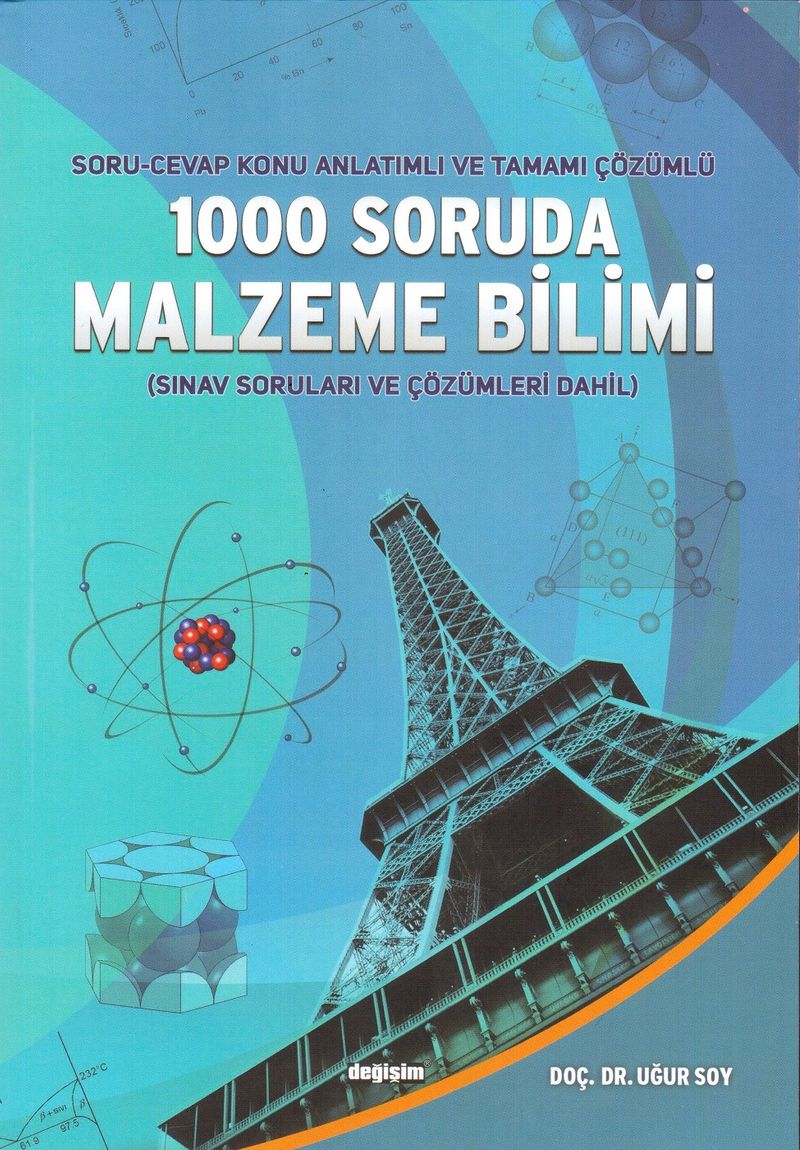1000 Soruda Malzeme Bilimi Soru-Cevap Konu Anlatımlı ve Tamamı Çözümlü
