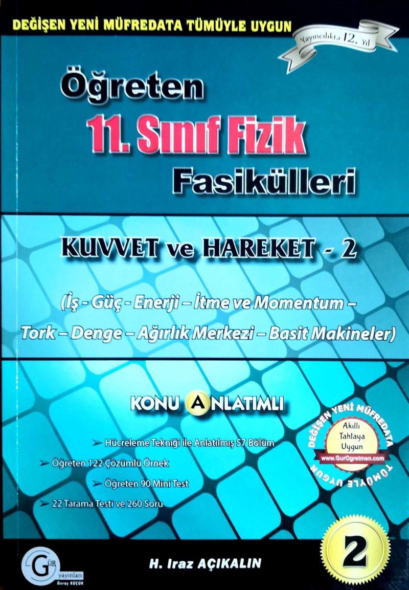 11. Sınıf Öğreten Fizik Fasüküleri Kuvvet ve Hareket 2