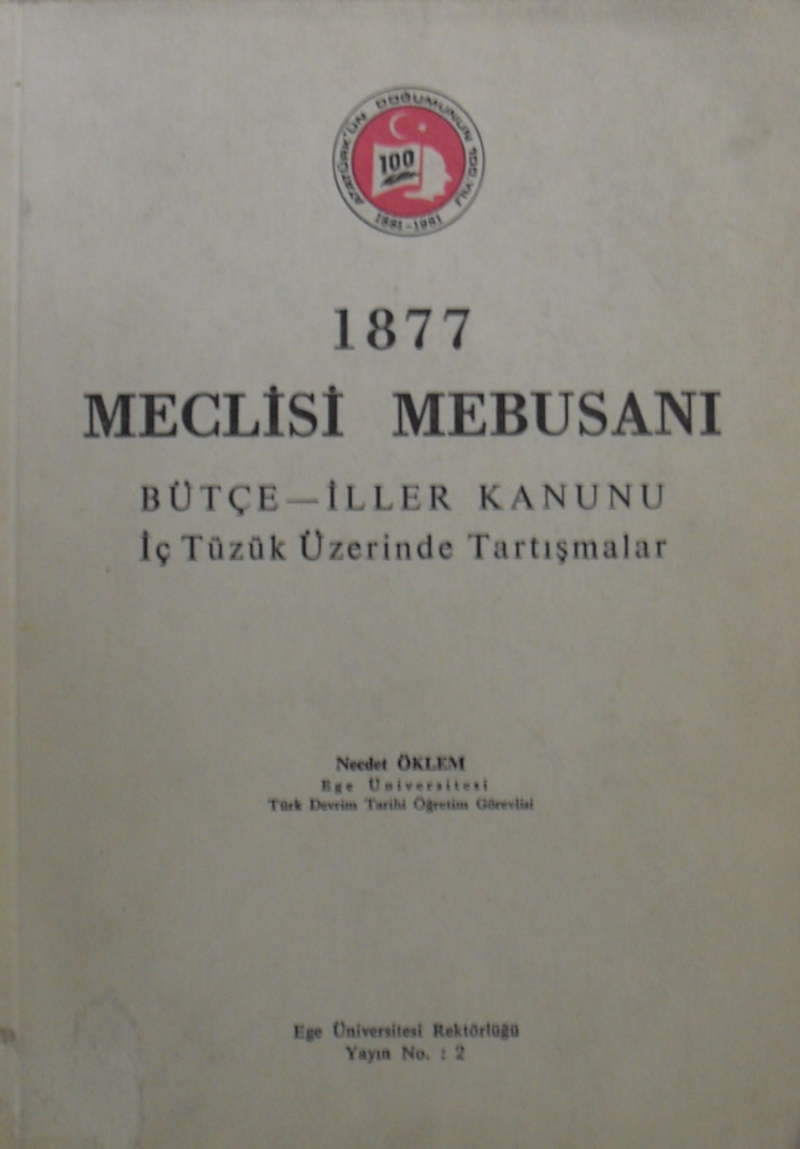 1877 Meclisi Mebusanı (Bütçe-İller Kanunu İç Tüzük Üzerinde Tartışmalar) 10-G-21