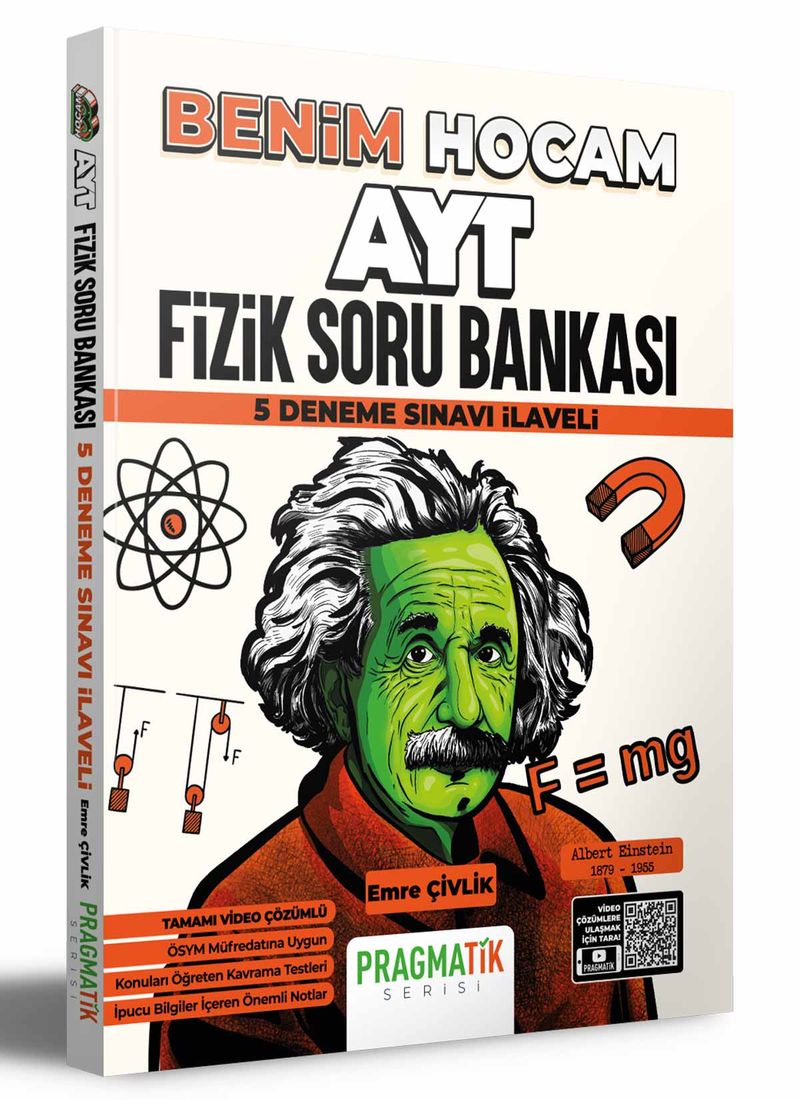 2022 AYT Fizik Soru Bankası 5 Deneme Sınavı İlaveli Pragmatik Serisi