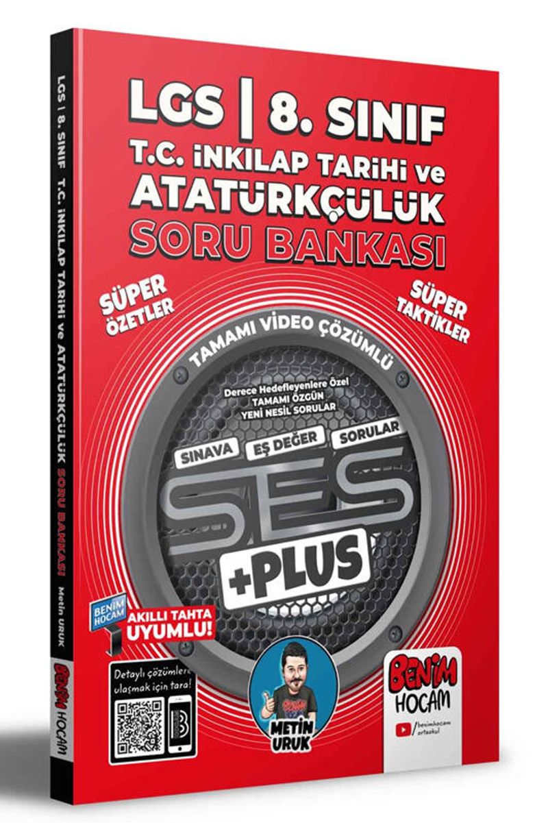 2022 LGS 8.Sınıf İnkılap Tarihi ve Atatürkçülük SES PLUS Soru Bankası