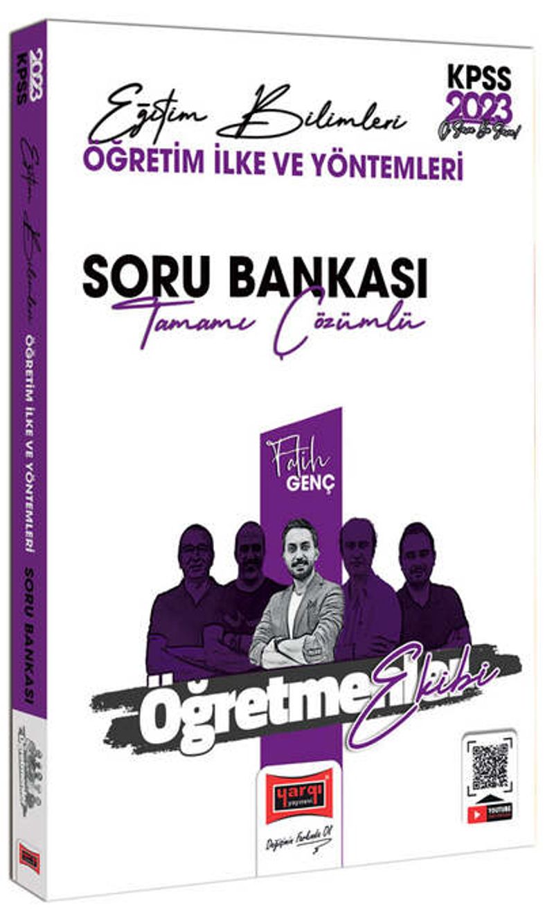 2023 KPSS Eğitim Bilimleri Öğretmenler Ekibi Öğretim İlk ve Yöntemleri Tamamı Çözümlü Soru Bankası