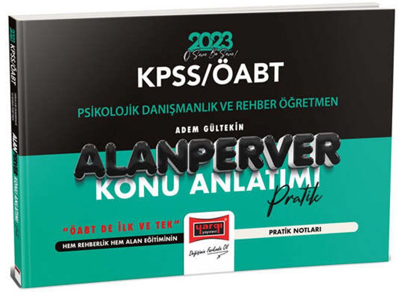 2023 KPSS ÖABT Psikolojik Danışmanlık ve Rehber Öğretmen(PDR) Alanperver Pratik Konu Anlatımı