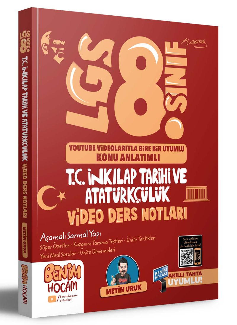 2023 LGS 8.Sınıf T.C. İnkılap Tarihi ve Atatürkçülük Video Ders Notları (Konu Anlatımı)