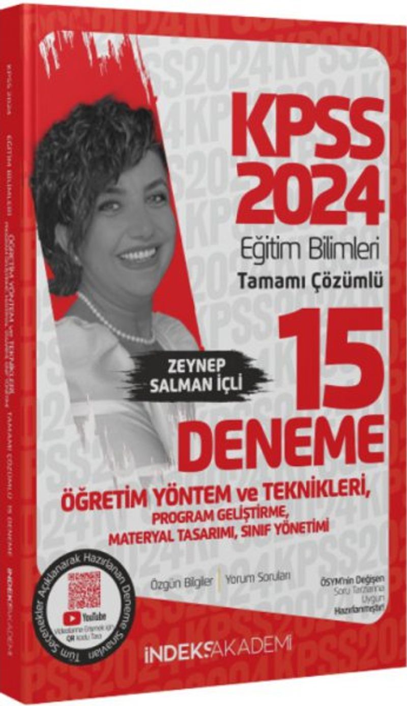 2024 KPSS Eğitim Bilimleri Öğretim Yöntem Teknikleri, Program Geliştirme 15 Deneme Çözümlü