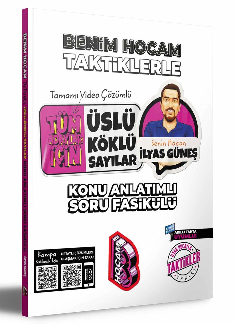 2024 Tüm Adaylar İçin Taktiklerle Üslü - Köklü Sayılar Konu Anlatımlı Soru Fasikülü