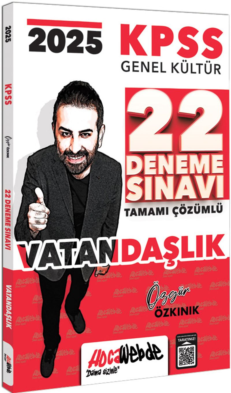 2025 KPSS Genel Kültür Vatandaşlık Tamamı Çözümlü 22 Deneme Sınavı