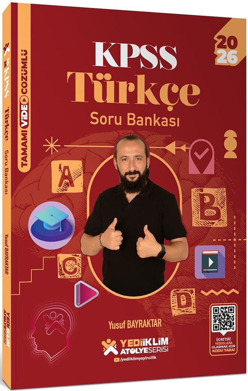 2026 KPSS Atölye Serisi Genel Yetenek Türkçe Tamamı Video Çözümlü Soru Bankası