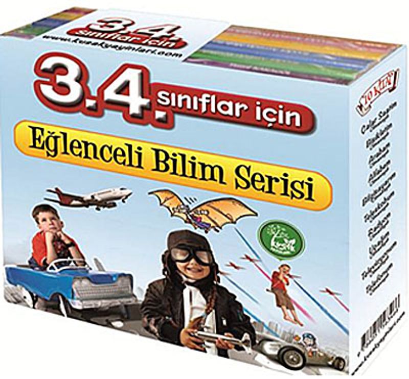 3.4.Sınıflar İçin Eğlenceli Bilim Serisi (10 Kitap)