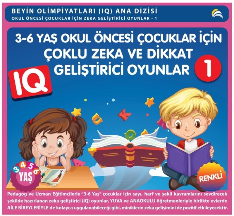 3-6 Yaş Okul Öncesi Çocuklar İçin Çoklu Zeka ve Dikkat Geliştirici Oyunlar  1