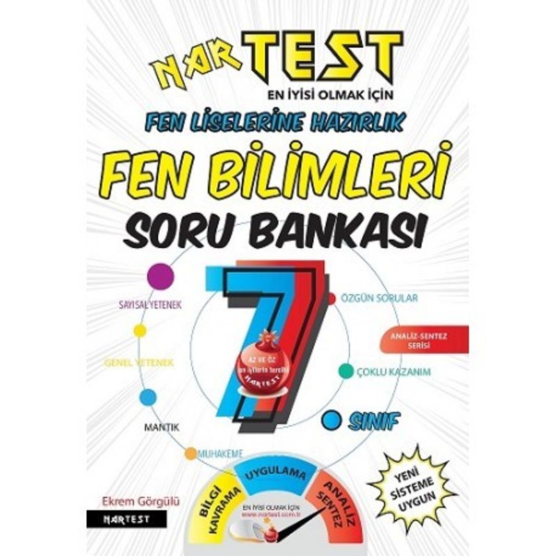 7. Sınıf Süper Zeka Fen Bilimleri Soru Bankası Fen Liselerine Hazırlık