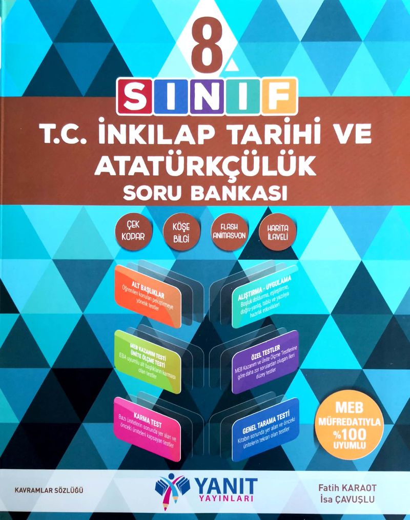 8. Sınıf T.C. İnkılap Tarihi ve Atatürkçülük  Soru Bankası