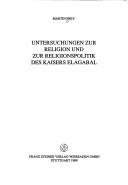 Althistorische Studien
