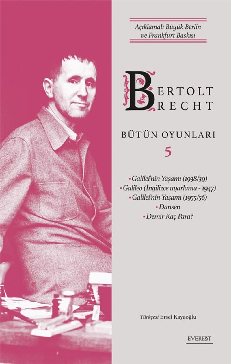 Bertolt Brecht Bütün Oyunları 5 (Ciltli)  Açıklamalı Büyük Berlin ve Frankfurt Baskısı