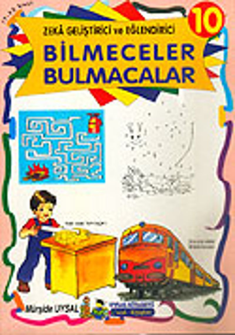 Bilmeceler Bulmacalar (10 kitap takım) / Zeka Geliştirici ve Eğlendirici (büyük boy-8 yaş ve üstü)