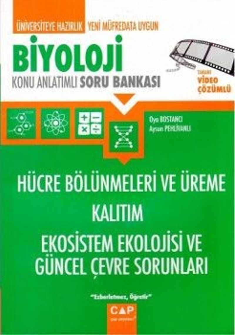 Biyoloji Hücre Bölünmeleri ve Üreme Kalıtım Ekosistem Ekolojisi ve Güncel Çevre Sorunları Konu Anlatımlı Soru Bankası