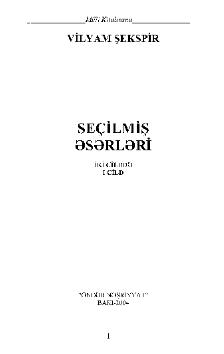 Seçilmiş Әsәrlәri -1