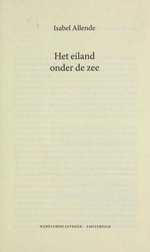 Het eiland onder de zee