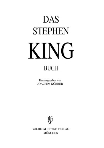 Das Stephen-King-Buch