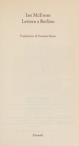 Lettera a Berlino