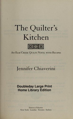 The quilter's kitchen
