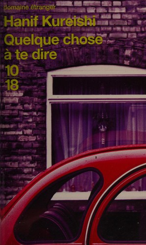 Quelque chose à te dire