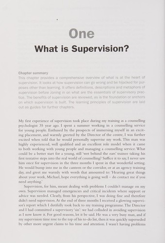 Supervision