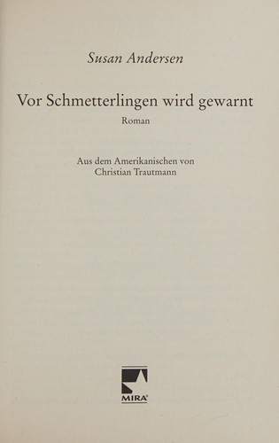 Vor Schmetterlingen wird gewarnt
