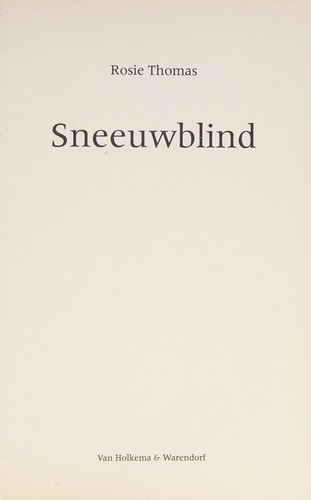 Sneeuwblind