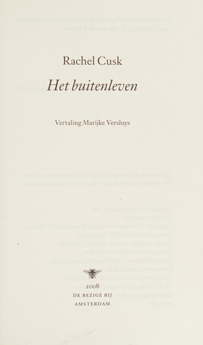 Het buitenleven