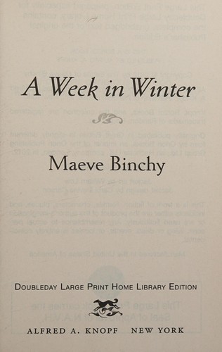 A week in winter