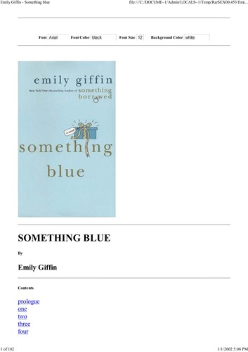 Something blue
