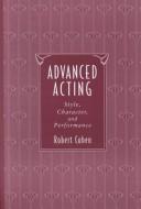 Advanced acting