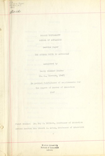 Two source units in astronomy