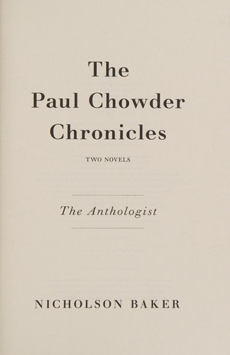Paul Chowder Chronicles