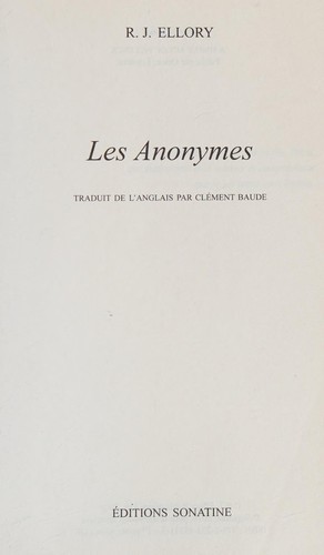 Les anonymes