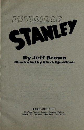 Invisible Stanley