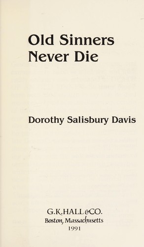 Old Sinners Never Die