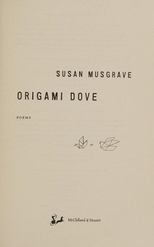 Origami dove