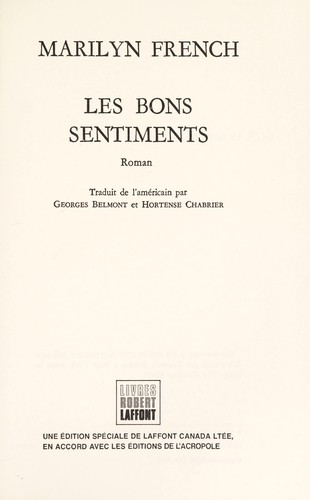 Les bons sentiments