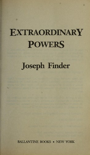Extraordinary powers