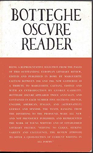 Botteghe oscure reader.