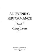 An evening performance