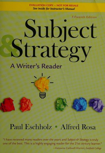 Subject & Strategy