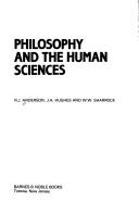 Philosophy and the human sciences