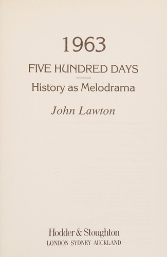 1963, five hundred days