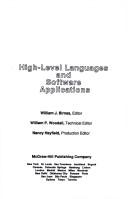High-level languages and software applications