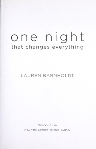 One night that changes everything