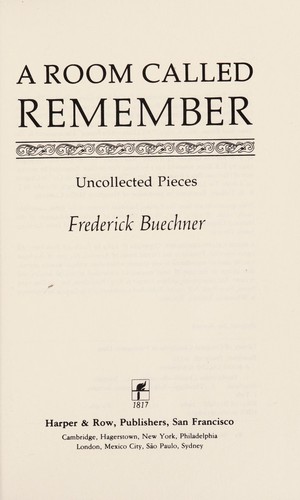 A room called Remember