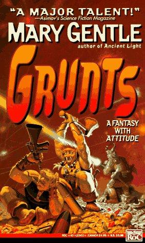 Grunts.